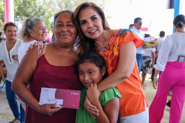 Mara Lezama reitera compromiso con las mujeres y las familias de Quintana Roo.