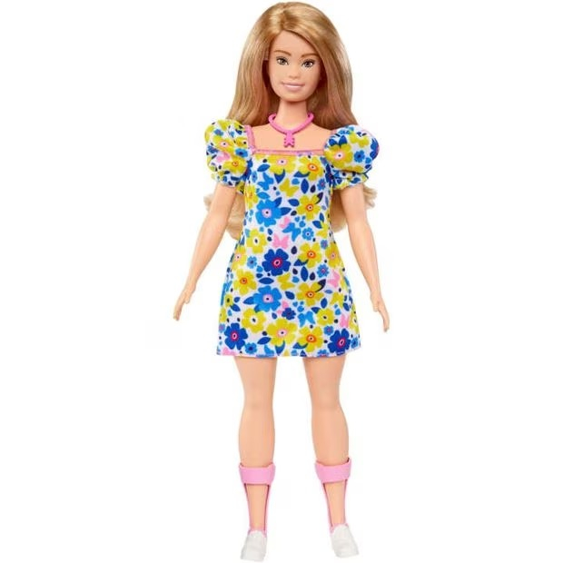 Barbie con síndrome de Down tienen símbolos y colores que buscan concientizar sobre esta enfermedad cromosómica.