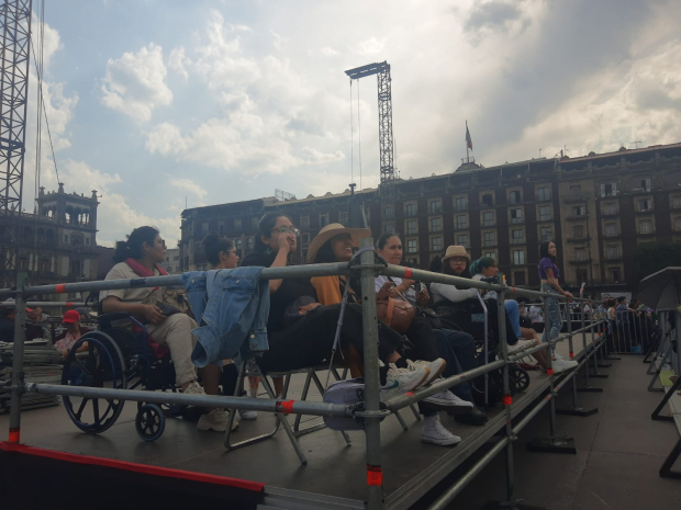 El concierto fue un espacio inclusivo, personas con discapacidad ingresaron, con un acompañante, por las calles 5 de mayo y 16 de septiembre