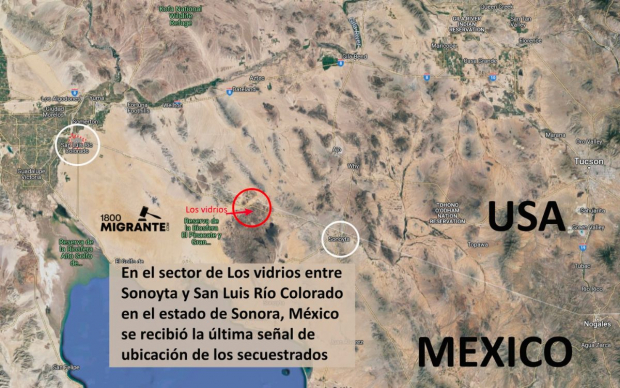 La información fue reportada en Sonora.