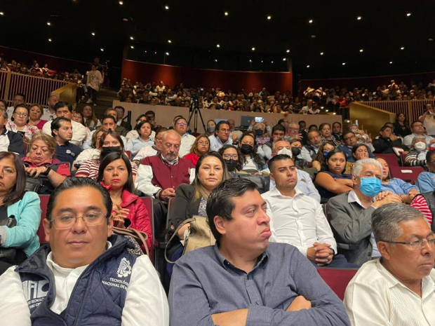 El “Foro por la educación, la ciencia, la tecnología y la innovación”, que tuvo lugar este sábado 6 de mayo en el Auditorio Alejo Peralta del IPN.