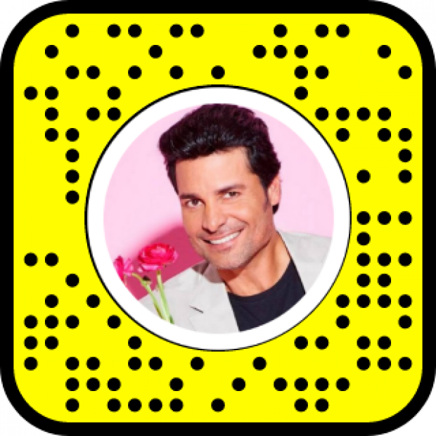 Snapcode para encontrar "Lente" o "filtro" de Chayanne en Snapchat