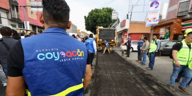 “Estamos haciendo una intervención profunda", aseguró el alcalde de Coyoacán.