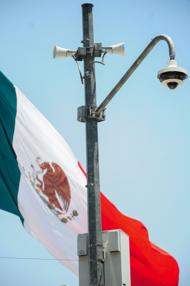 Altavoces de la Ciudad de México, en imagen de archivo.