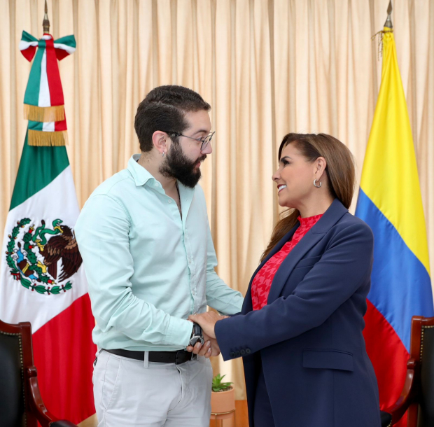 Mara Lezama se reunió con el embajador de Colombia, Moisés Álvaro para vincular esfuerzos en materia turística