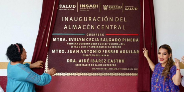 La gobernadora Evelyn Salgado Pineda inauguró el nuevo Almacén Central de la Secretaría de Salud con una inversión superior a los 72 millones de pesos.