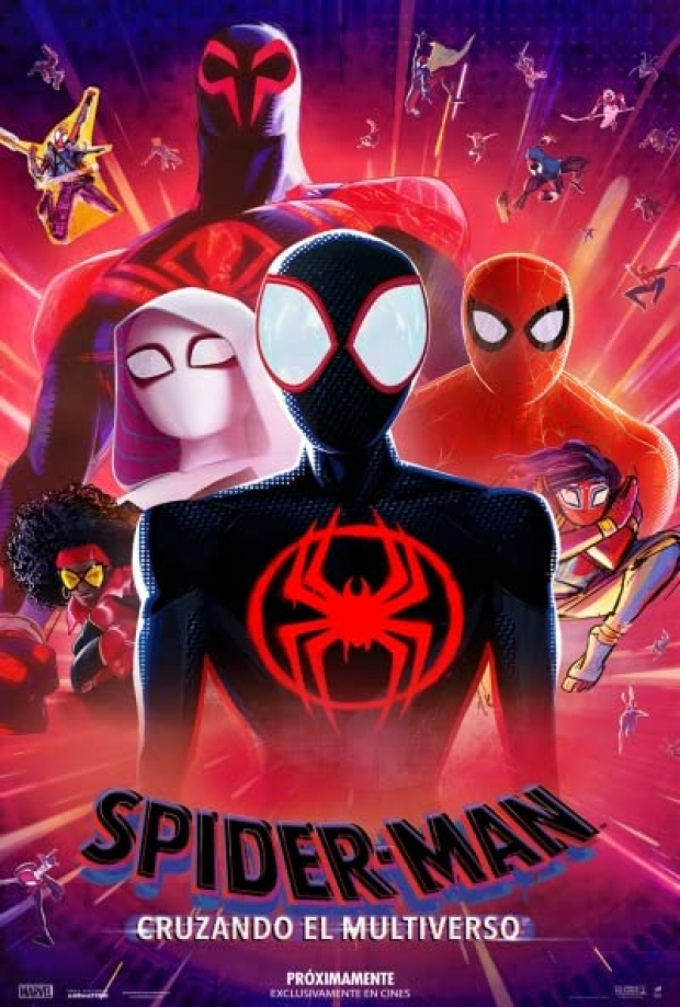 Spider-Man: a través del Spider-Verso, una versión de los carteles promocionales de la película