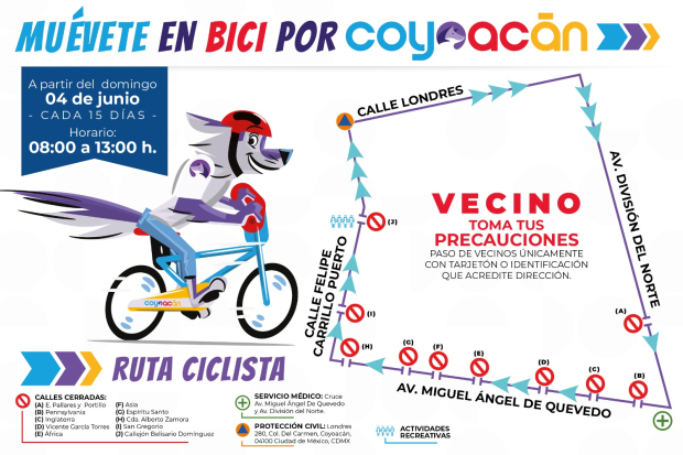 Cartel del Paseo Ciclista.