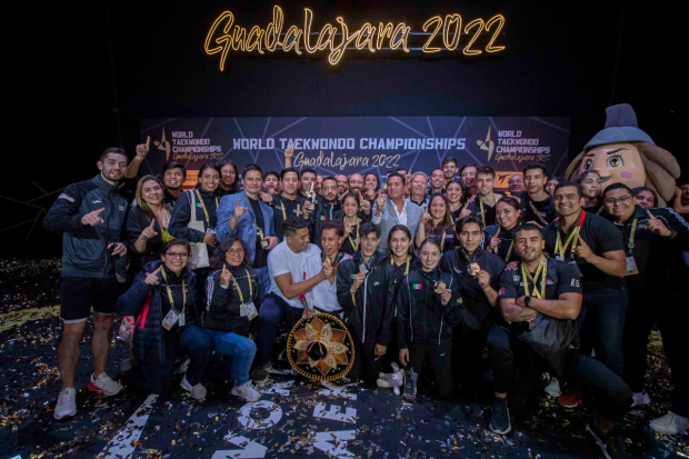 Delegación mexicana de Taekwondo Guadalajara 2022