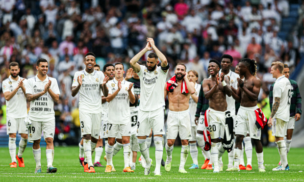 Karim Benzema durante su último partido con el Real Madrid
