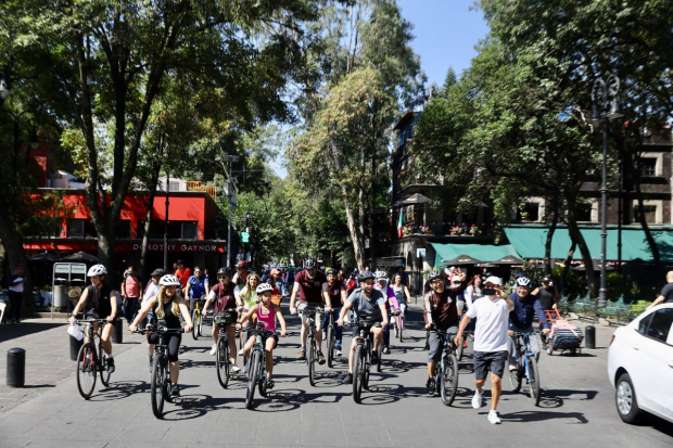 El paseo ciclista abarcará el Centro Histórico de Coyoacán.