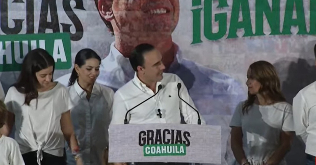 Manolo Jiménez se declara ganador de la elección en Coahuila.