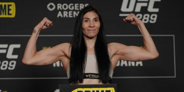 La mexicana Irene Aldana marca las 135 libras y podrá contender por el campeonato de la UFC femenil de peso gallo.