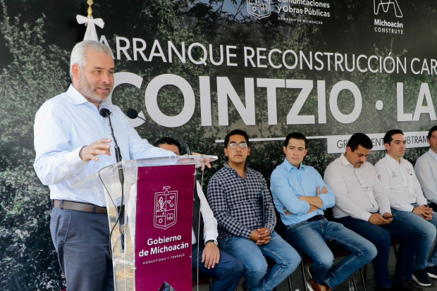 La vialidad estatal que costará 65 mdp, es parte de las obras multianuales del Gobierno de Michoacán.