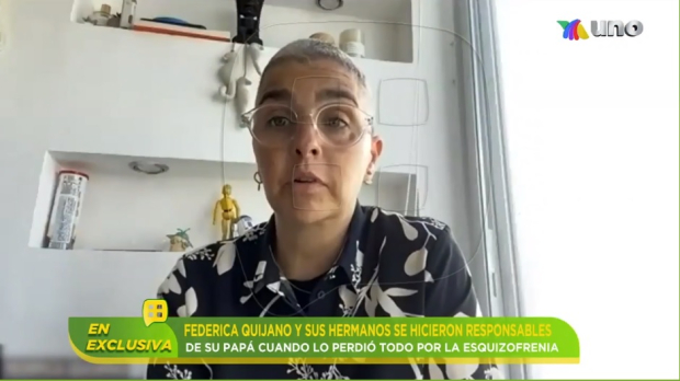 Federica Quijano habló de la enfermedad de su papá