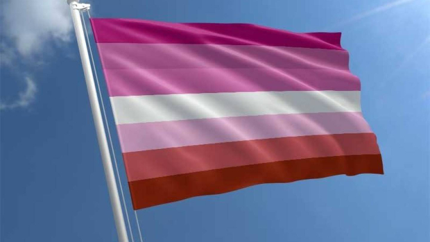 Bandera lesbiana.