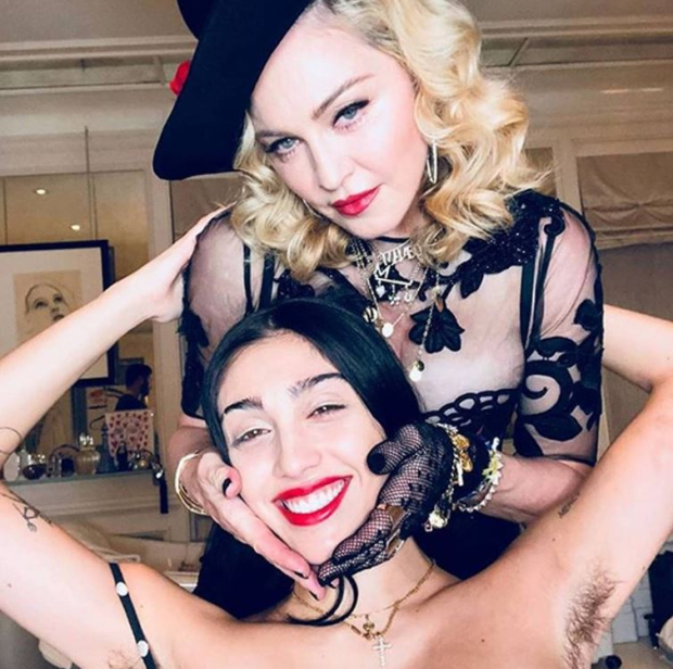 Madonna y Lourdes León.