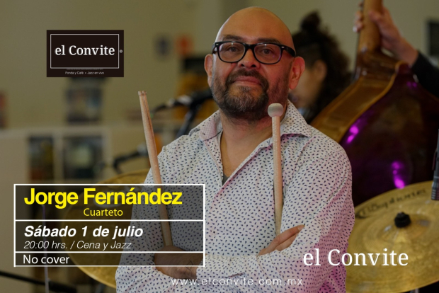 Disfruta de Jorge Fernández el próximo 1 de julio.