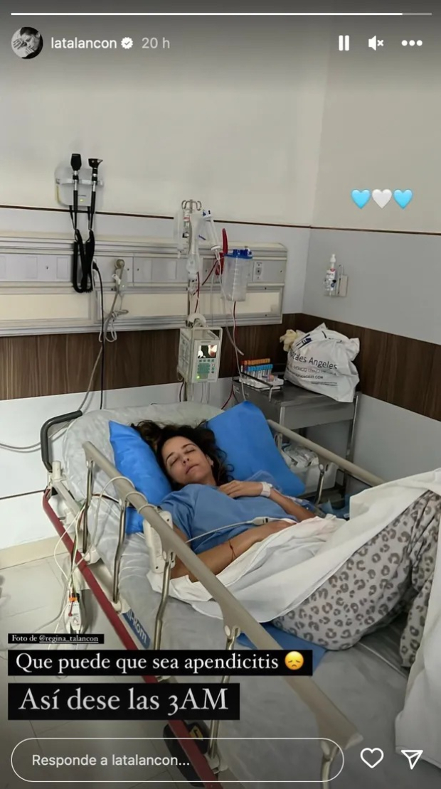 Ana Claudia Talancón fue hospitalizada de emergencia.