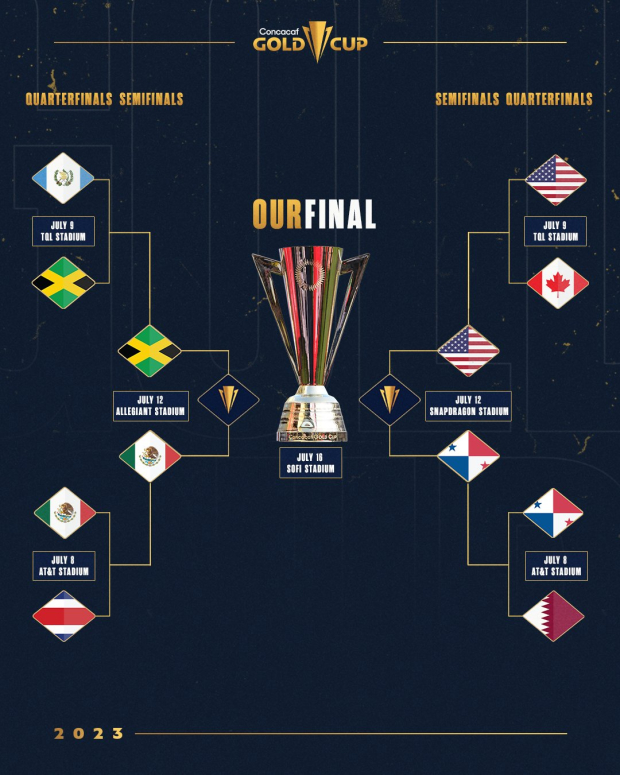 Están listas las semifinales de la Copa Oro 2023.