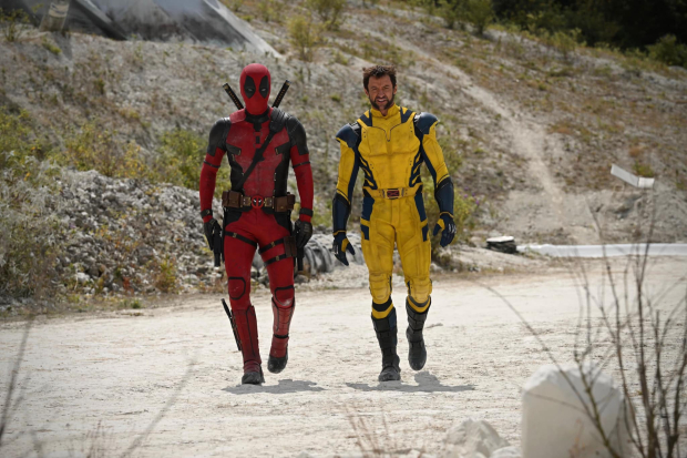 Ryan Reynolds y Hugh Jackman desde el set de Deadpool 3.