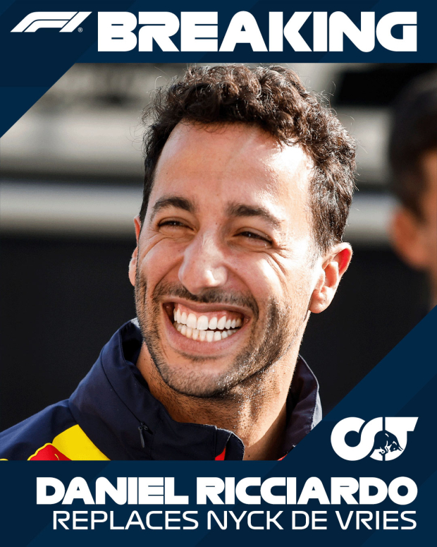 Daniel Ricciardo podría tomar la silla de Checo el próximo año.
