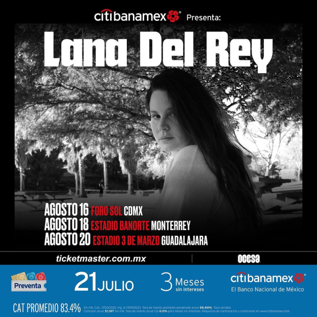 Lana del Rey y sus conciertos en México