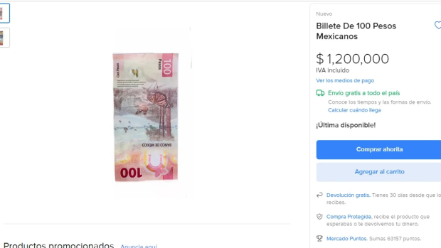 El billete de cien pesos, quizá es uno de los más usados en la actualidad en nuestro país y de los más vendidos.