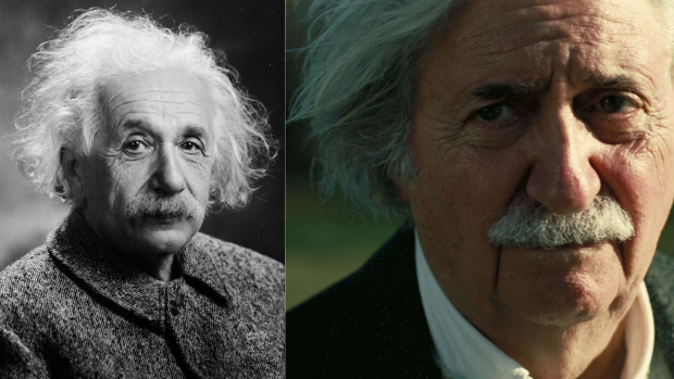 Albert Einstein, interpretado por Tom Conti.