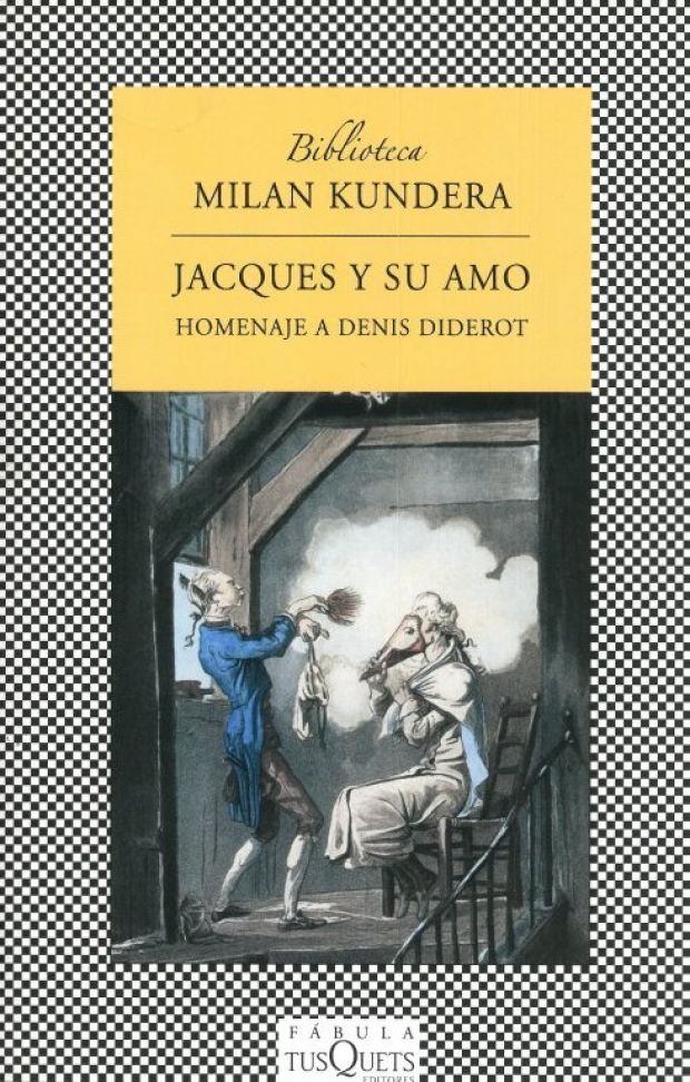 Portada del libro: Jacques y su amo, homenaje a Denis Diderot