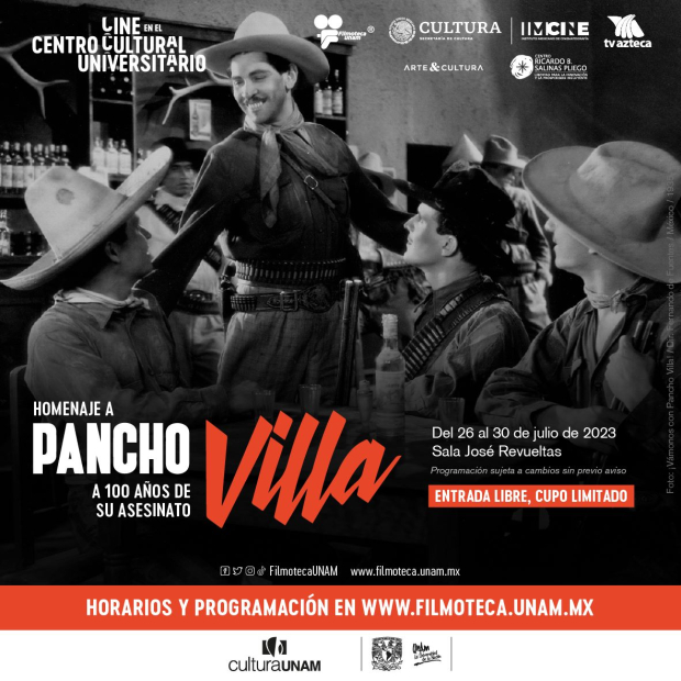 Ciclo de cine con Pancho Villa.