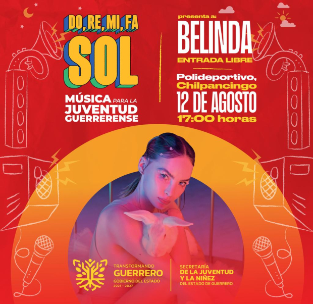 ¡Belinda dará concierto gratuito en Guerrero!
