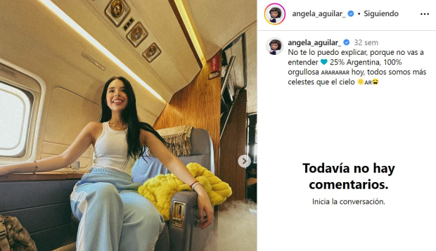Ángela Aguilar se dice argentina