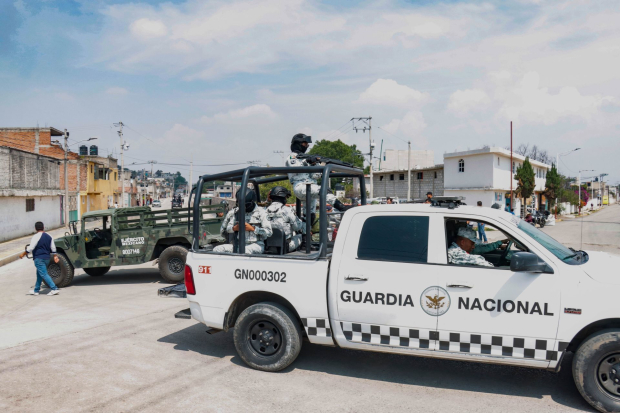 Elementos de la Guardia Nacional.