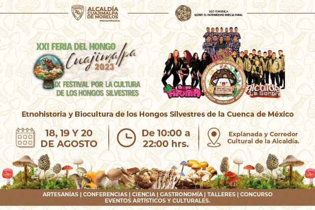 Cuajimalpa realizará la XXI edición de la Feria del Hongo