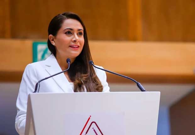 Tere Jiménez participó como invitada de honor en la Primera Sesión Extraordinaria 2023 del Sistema Nacional Anticorrupción