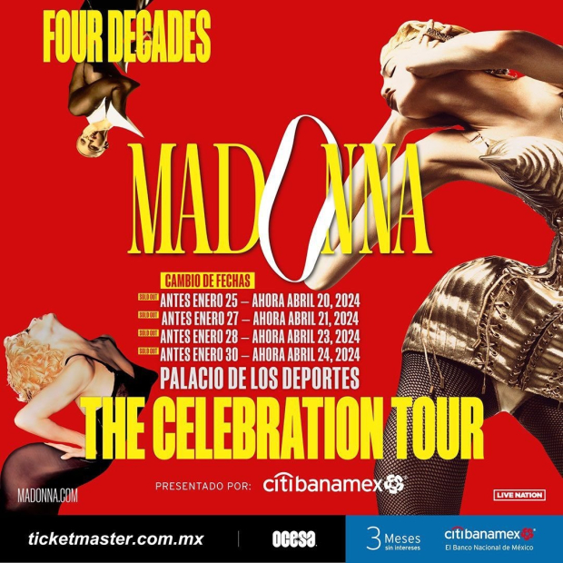 Nuevas fechas de Madonna en México
