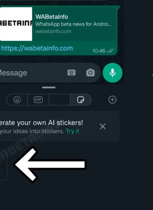 WhatsApp implementará IA para hacer stickers.