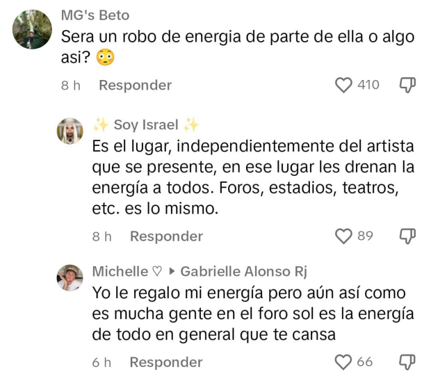 Comentarios sobre caída de fans en concierto de Lana del Rey