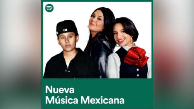 Portada de Nueva Música Mexicana en Spotify.
