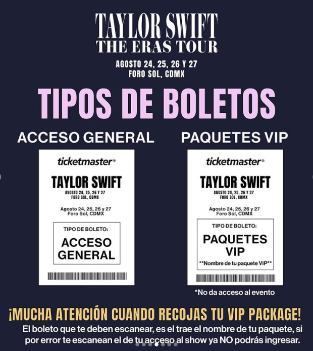 Todo lo que debes saber de los paquetes VIP para Taylor Swift