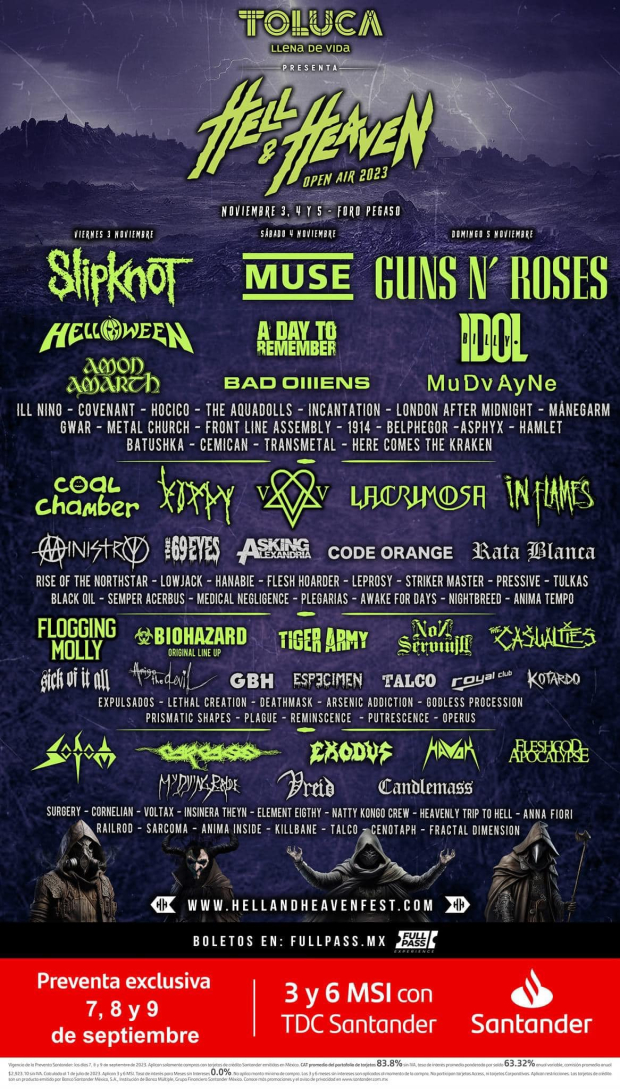 Cartel del Hell and Heaven Open Air 2023