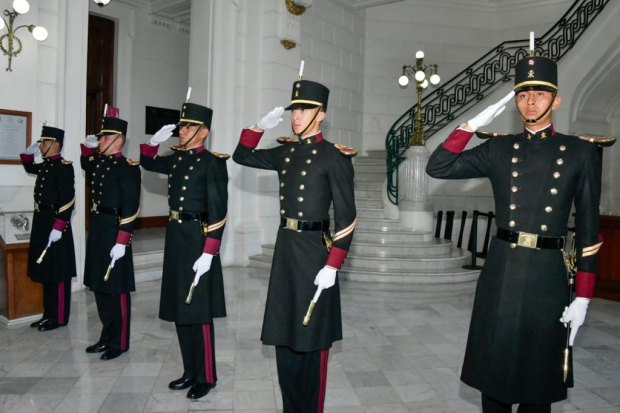 189 Cadetes del Heroico Colegio Militar presentes en la ceremonia, forjadores de valores y compromiso nacional.