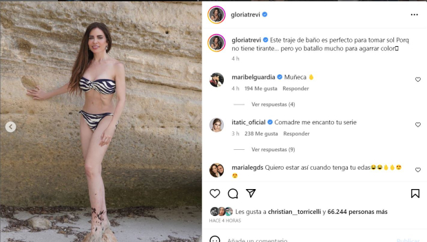 Gloria Trevi recibe críticas por su cuerpo extremadamente delgado