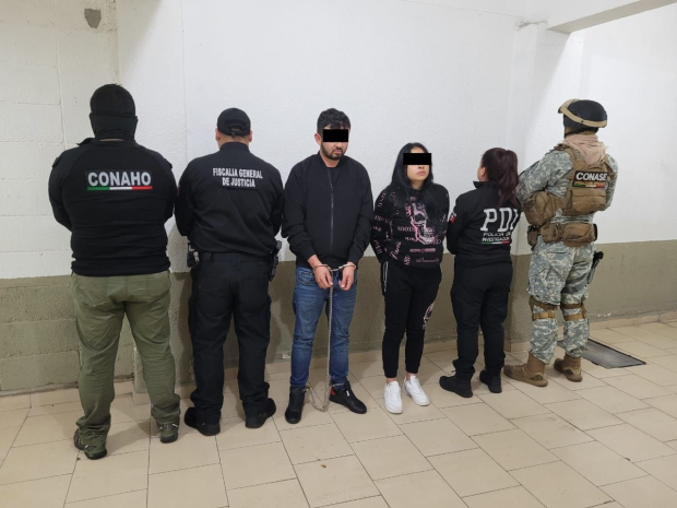 Los detenidos, en imagen difundida por la Fiscalía General de Justicia del Estado de México, ayer