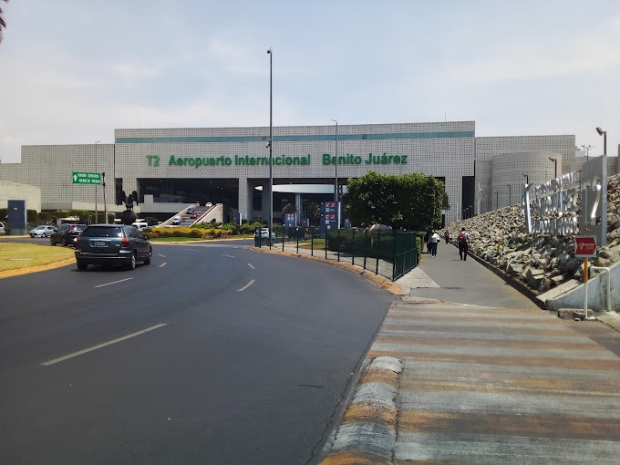 Terminal 2 del Aeropuerto Internacional de la Ciudad de México.