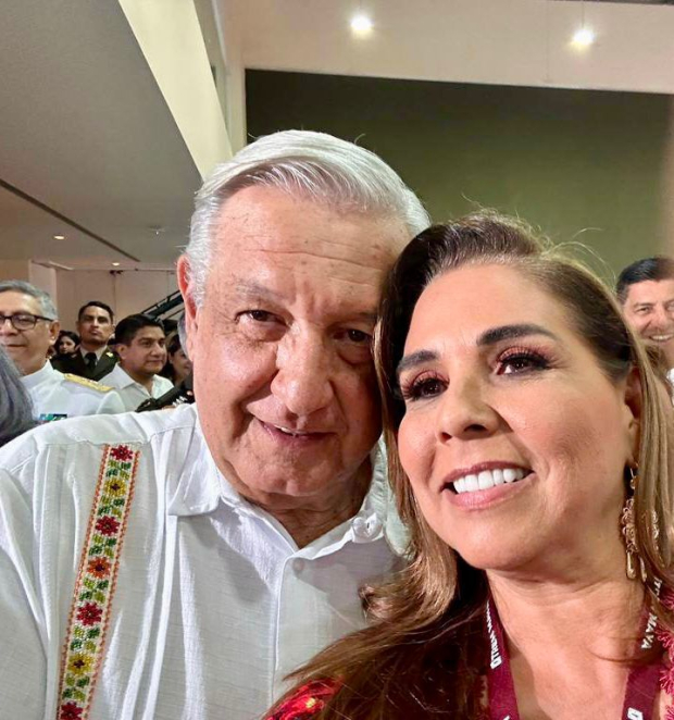 “Celebramos un Gobierno de México humanista, justo y transformador”, señaló la gobernadora, Mara Lezama