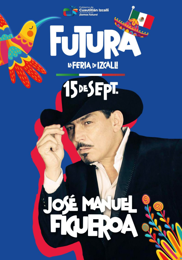 José Manuel Figueroa, hijo del “Poeta del Pueblo, Joan Sebastian”, estará presente en Cuautitlán Izcalli durante las Fiestas Patrias.