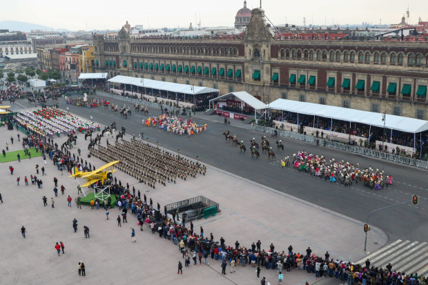 El desfile militar comenzará cerca del Metro Pino Suárez.