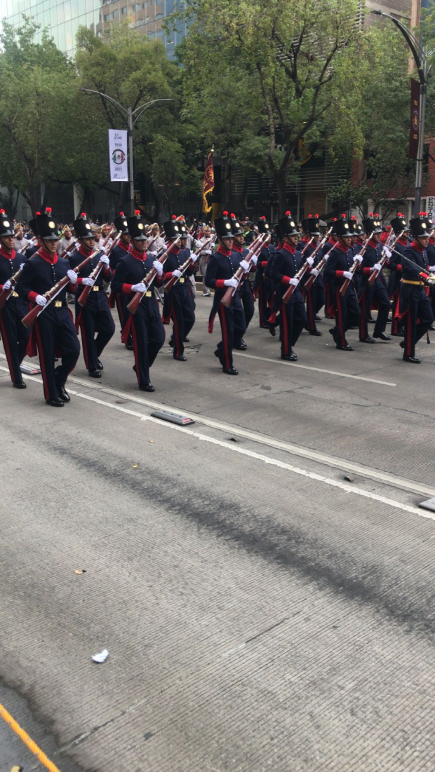 Desfile en Reforma.